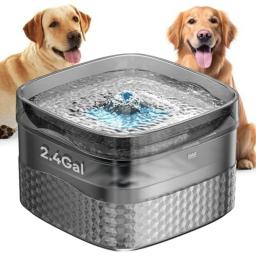 Fonte de água automática para vários gatos ou cães, distribuidor de bebidas, capacidade super grande, 2.4Gal, 304oz, 9L - Image 1