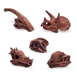 Brinquedo dinossauro de plástico para colecionadores Fóssil animal Modelo de esqueleto de crânio Dinossauros de ensino Presentes artesanais Brinquedos de decoração para casa - Image 5