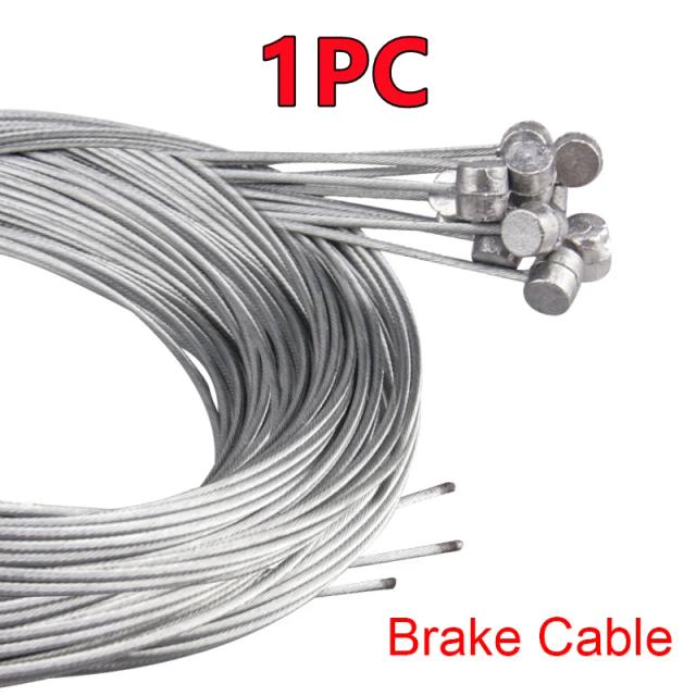 Kit Cabos Freio e Marcha Bicicleta 2m Aço Inox Baixo Atrito