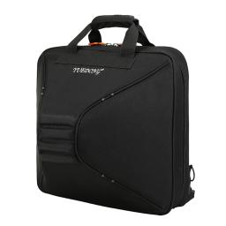 Chifre francês caso accs bolsa de transporte instrumento musical dupla alça de ombro peças engrossado preto difícil portátil para músicos - Image 2