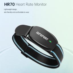 IGPSPORT-HR 70 HR70 Monitor De Freqüência Cardíaca, Suporte De Ciclismo ANT Plus para Garmin Bryton iGPSPORT XOSS - Image 6