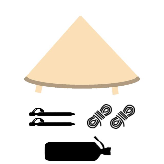 Conector Tenda Tenda e Tarp para Camping ao Ar Livre, Acessório Essencial
