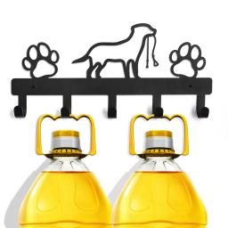 Gancho de parede para animais de estimação, trela durável para cães, porta-roupas para cães e gatos, porta-chaves, organizador de casacos, ganchos, acessórios para animais - Image 5