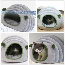 Saco de dormir quente para pet, cama de gato, linda casa de gato, ninho para cachorro pequeno, esteira, cama de gato, 1pc - Image 3