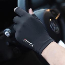 Luvas da pesca do esporte exterior, tela táctil, fino, anti UV, engrenagem protetora, motocicleta, competência, seda de gelo, antiderrapante, respirável, novo - Image 1