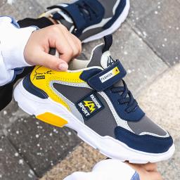 Quatro estações moda infantil sapatos esportivos meninos correndo lazer respirável ao ar livre crianças sapatos leves tênis - Image 3
