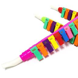Crianças crianças 13 teclas colorido melodica plástico clarinete instrumentos de música brinquedo - Image 4