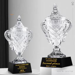 Troféu De Cristal Personalizado High Grade Futebol Basquete Esportes Jogo recompensa Decoração Home, Prêmio Comemorativo, Troféu De Pesca - Image 2