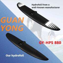 Watersports-Powered Surfing Hydrofoils, Material De Fibra De Carbono Completo, Kiteboard, GY-HPS 880, 3k, 1079sqcm, direto da fábrica - Image 2