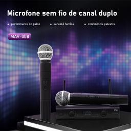 microfone sem fio profissional，microfone bluetooth sem fio，microfone karaoke，dj，microfone para pc，microfone podcast，do brasil - Image 2