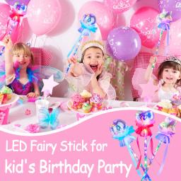 10-100 pçs vara de fada varinha mágica luminosa led light up sparklers de casamento presente para crianças brinquedo brilho casamento meninas festa favor - Image 2