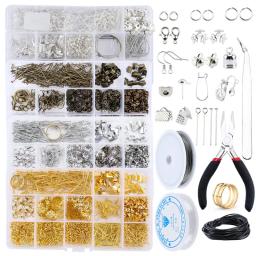 Misto Jóias Fazendo Descobertas Set, Metal Liga Acessórios Kit, Descobertas Jóias Suprimentos, Beading Making, Handmade DIY - Image 1