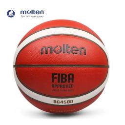 MOLTEN-Bola de basquete antiderrapante, couro PU, resistente ao desgaste, treinamento de jogo interno e externo, BG5000 oficial, original - Image 1