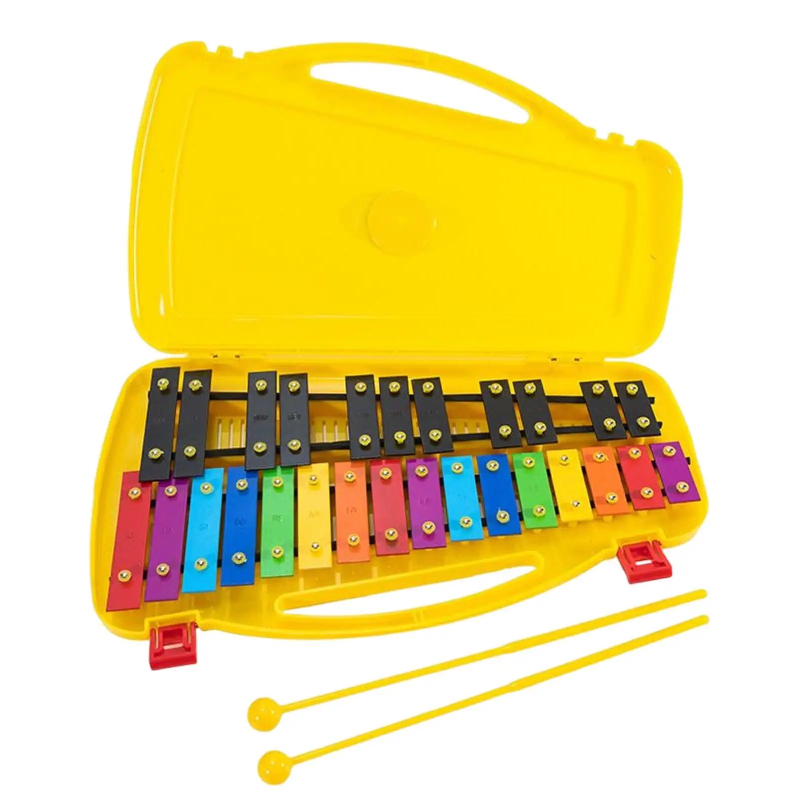 Profissional glockenspiel e dois maletes com 27 nota xilofone para pré-escolar bebê crianças iniciantes instrumento musical - Image 1