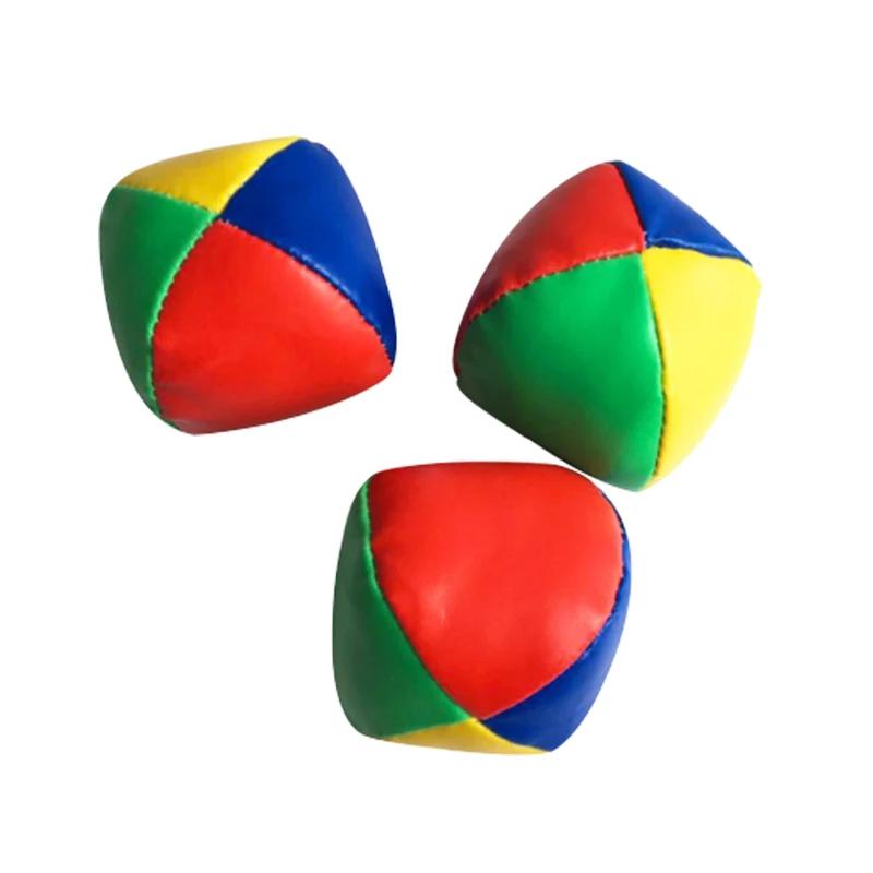 Conjunto de bolas de malabarismo infantil, bolas de circuito com 4 painéis para crianças e adultos, brinquedos esportivos ao ar livre, 3-6 peças - Image 1