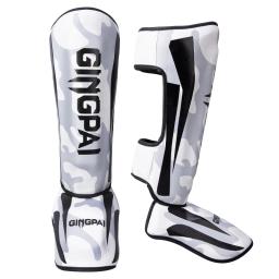 Caneleiras de boxe mma para crianças/jovens/adultos, equipamento de suporte para tornozelo, protetores de karatê, sanda muay thai leggings - Image 3