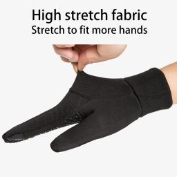 Luvas impermeáveis de esportes para homens e mulheres, tela sensível ao toque, manter quente, antiderrapante, pesca, ciclismo, esqui, inverno, 1 par - Image 3