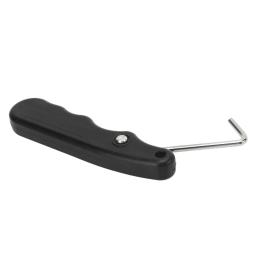 Com gancho estendido dobrável portátil preto durável prático patim de hóquei no gelo tensor de renda ergonômico para esportes de - Image 4