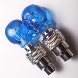 Luz do bocal de bicicleta, pneu de néon, bocal de gás, núcleo da válvula, fulgor, luzes led, ao ar livre, roda - Image 3