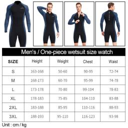 Terno de mergulho baixinho neoprene para homens, Wetsuit 1.5mm, Roupa de banho para esportes aquáticos, Caiaque - Image 2