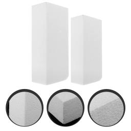 2 peças blocos de espuma de poliestireno retangular artesanato cubos de espuma branca bolas de pintura retangulares - Image 3