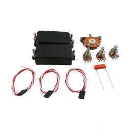 Captador de guitarra ativo captador Humbucker Pickup, SSH pescoço meio e ponte, potenciômetro acessório conjunto - Image 2