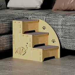 Escada de madeira Pet Escalada para Gato e Cão, Sofá Passos, Home Supplies, Montar Parkour, Cat Toys, Drop Shipping - Image 1
