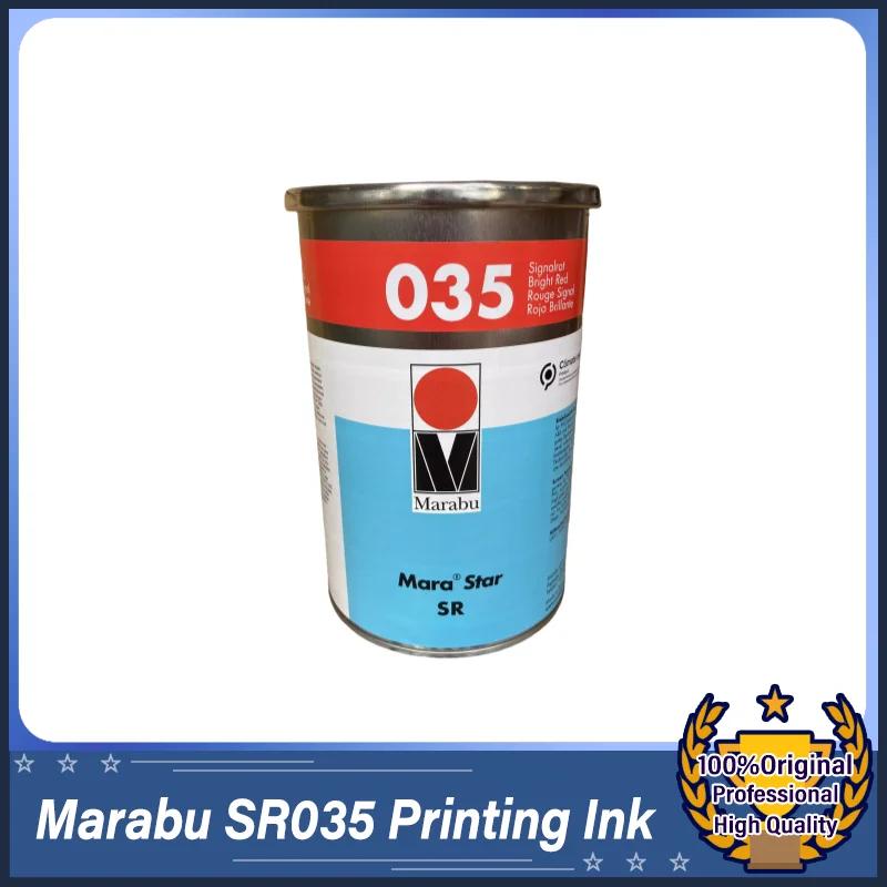 Marabu SR035 Tela de última geração vermelha brilhante e tinta de impressão de almofadas para plásticos - Image 1