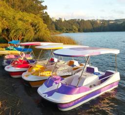 Canoa inflável e caiaque pesca barco com pedal, pedal elétrico, fibra de vidro, água bicicleta, luxo - Image 6