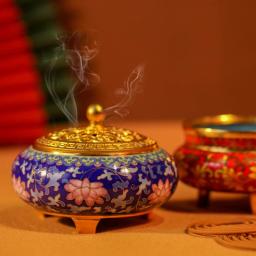 Casa Fragrância incenso queimador, ornamentos, chineses e estrangeiros, Museu do esmalte, Ruyi, Liansheng Presentes artesanais, produtos artesanais - Image 2