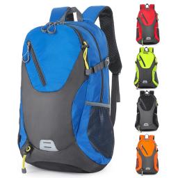 Sacos de montanhismo com fita reflexiva para homens e mulheres, mochila esportiva de poliéster de grande capacidade, conveniente para escalada, armazenamento, 40l - Image 4
