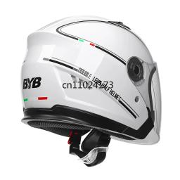 Capacete de scooter elétrico 730, capacete de motocicleta, lente dupla de quatro estações - Image 2