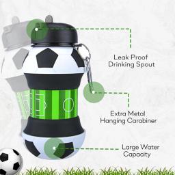 Garrafa de água portátil para crianças, Copos de acampamento, basquete, futebol, tênis, golfe, caneca escolar, esportes ao ar livre, portátil - Image 3