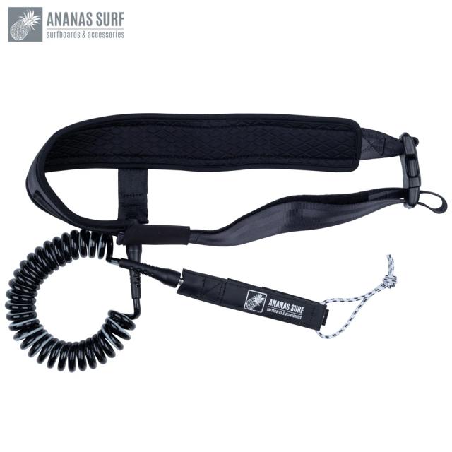 Cinto Ananas-Coiled de 8 ft para Surf e Hydrofoil - Ideal para Paddle Board e Wingboard