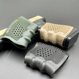 Coldre de borracha para pistola tática, luva antiderrapante para glock 17 19 20 21 22 23 31 32, acessórios para revista de caça tática - Image 5