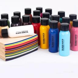 Couro Conjunto De Pintura De Couro, Artesanato DIY, Borda Elástica, Tintura De Óleo, Repair Tool Sets, Acessórios Leathercraft, 30ml - Image 1