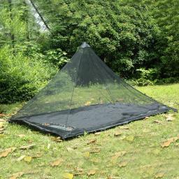 Mosquiteiro preto para acampamento ao ar livre, tenda portátil leve, tamanho família S e L - Image 3