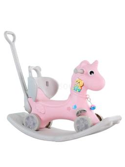 Cadeira de balanço para crianças, Cavalo de balanço Multifuncional Baby Toy, Cavalo de balanço plástico, Carrinho de música - Image 1