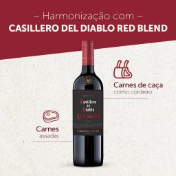 Vinho Chileno Casillero Del Diablo Reserva Red Blend - 750ML - Image 2