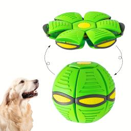 Flying Saucer Bouncing Ball, Adequado para atividades ao ar livre e Exercício, Elástico e Fun Pet Toy - Image 6