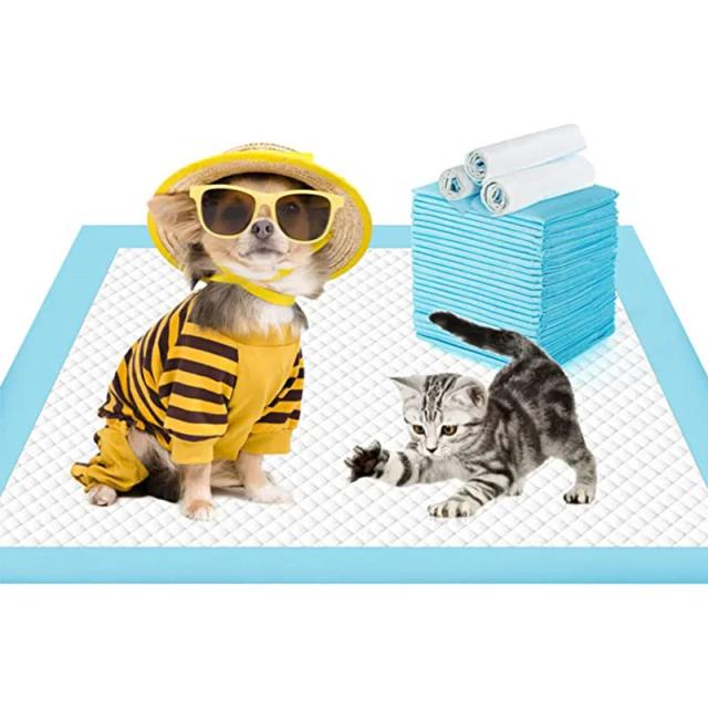 Tapete Descartável e Super Absorvente para Treinamento de Filhotes e Gatos - Almofada Rápida para Urina de Cães e Gatos