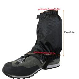 Impermeável Leg Covers, Legging Gaiter, Escalada, Camping, Caminhadas, Ski Boot, Tampa dos sapatos, Caça, Polainas de neve, Proteção, 1 Par - Image 6