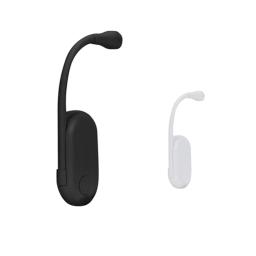 Recarregável Gooseneck Clip On Book Light, Eye Care Luz de Leitura para Livros na Cama, Flexível Lanterna de Bolso Cob - Image 1