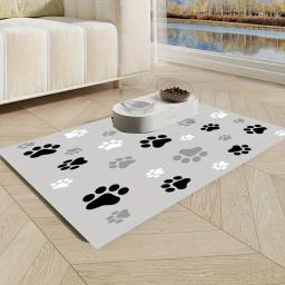 Tapete absorvente para animais, Multiuso, Design Criativo de Impressão, Lavável, Fácil Limpeza, Cães e Gatos, À Prova de Vazamento, 1pc - Image 2