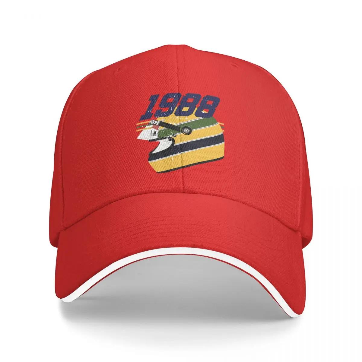 Boné de beisebol vintage para mulheres, F1 Car Racing, capacete Senna, World Dad Hats, cor pura, chapéu à prova de vento feminino - Image 1