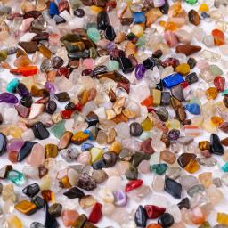 Pedra Colorida De Cristal Natural, Decoração Do Tanque De Peixes De Aquário, Ornamento Do Jardim Ao Ar Livre, Utensílios Domésticos, Saco Do Presente, 100g por Saco - Image 4