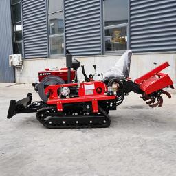 Leme rotativo multifuncional, máquinas agrícolas, leme rotativo, mini trator de esteira - Image 2