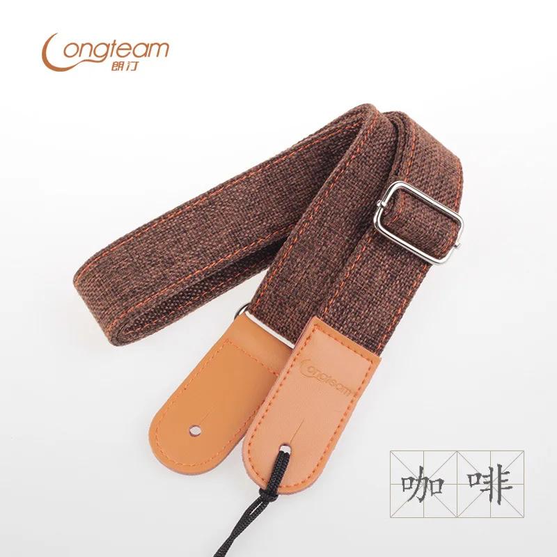 Correias ajustáveis de guitarra de algodão puro, correia de guitarra, cintos multicoloridos para baixo, acessórios para guitarra elétrica acústica - Image 1