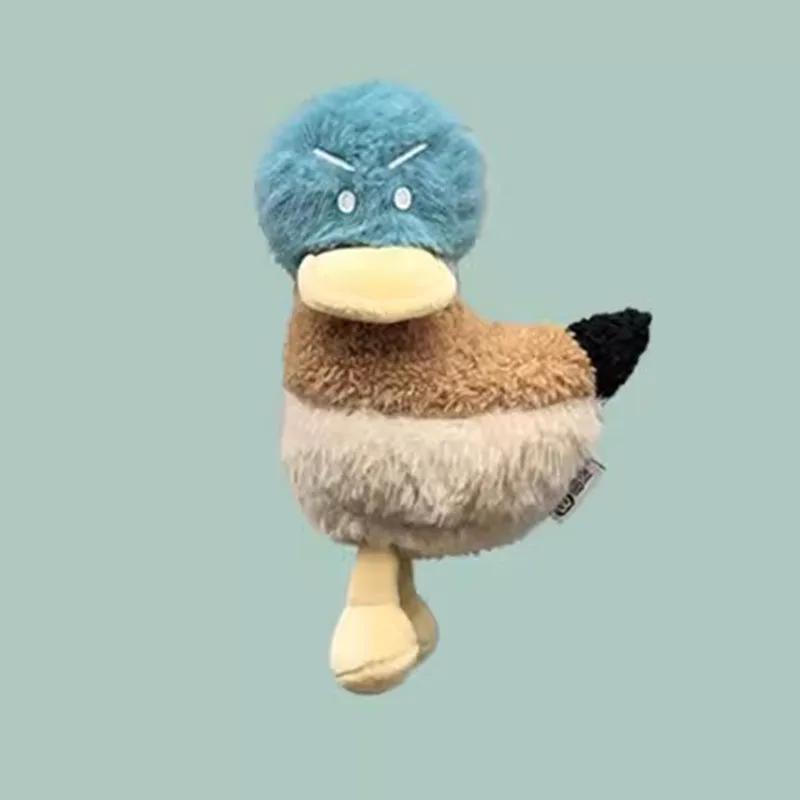 Simulado Brinquedo de Pelúcia Animal, Cabeça Verde, Pato, Caça Decoração, Natureza Selvagem, Boneca De Pelúcia, Modelo de Bolsa, Chaveiro, Corrente, Menina, Presente Menino - Image 1