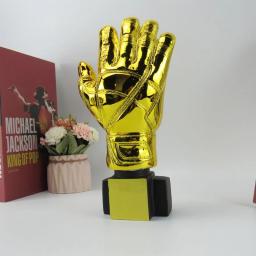 Luvas De Goleiro De Futebol De Ouro Personalizado Troféu, Artesanato De Resina, Melhor Banhado A Ouro, Prêmio De Futebol, Presente Personalizável, Fãs Liga Souven - Image 5